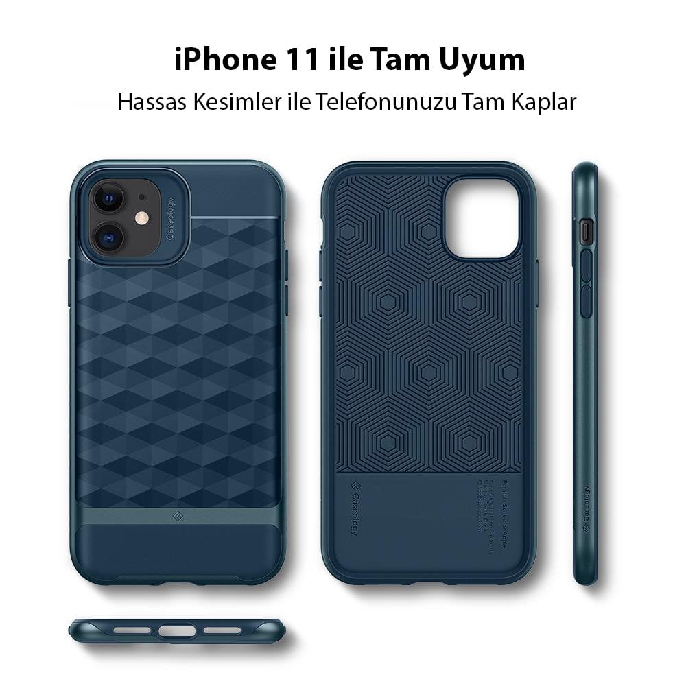 iPhone 11 Kılıf, Caseology Parallax Aqua Green