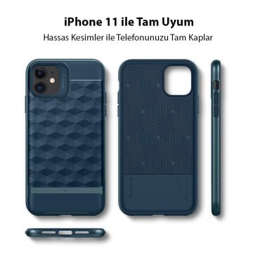 iPhone 11 Kılıf, Caseology Parallax Aqua Green