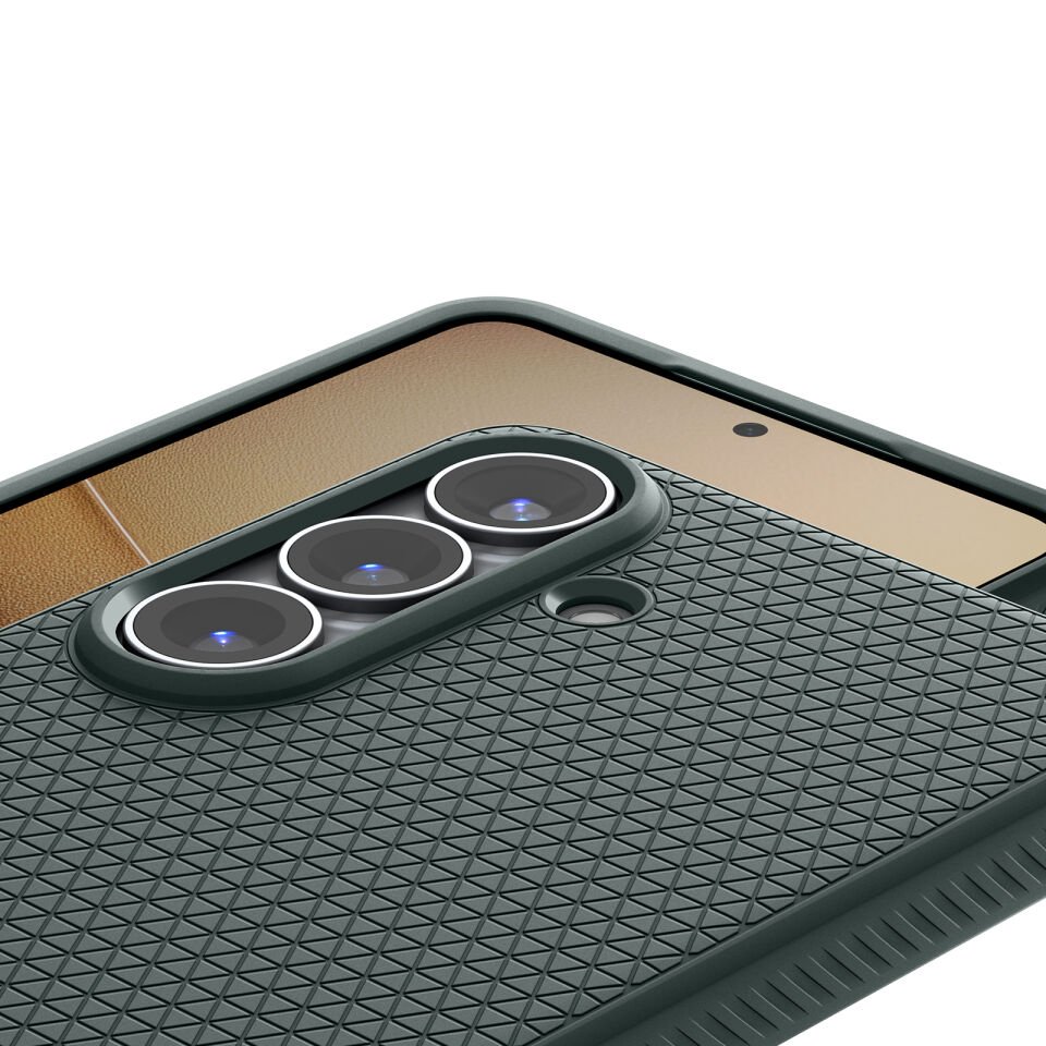 Spigen Samsung Galaxy S26 Plus ile Uyumlu ince Kılıf Liquid Air MagFit Sararmaya Dayanıklı DuraClear™ Hava Kanalı Teknolojisi™ Askeri Sınıf Koruma Şeffaf Kapak Abyss Green