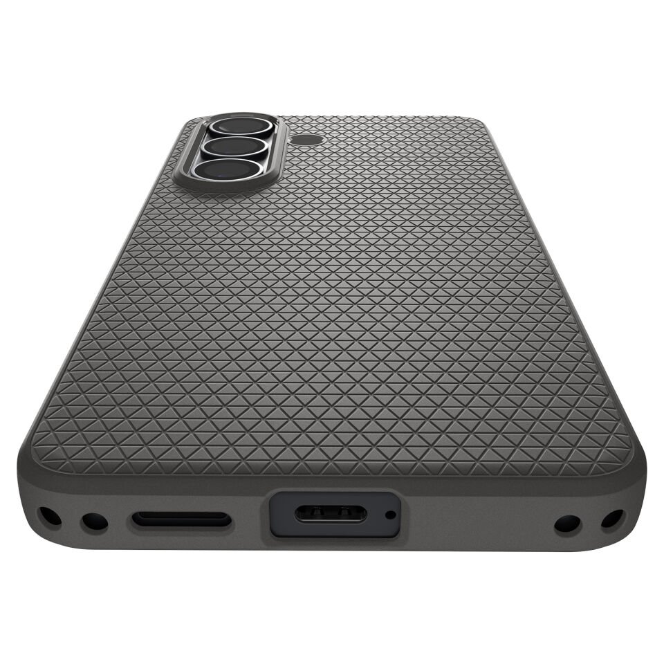 Spigen Samsung Galaxy S26 Plus ile Uyumlu ince Kılıf Liquid Air MagFit Sararmaya Dayanıklı DuraClear™ Hava Kanalı Teknolojisi™ Askeri Sınıf Koruma Şeffaf Kapak Marble Gray