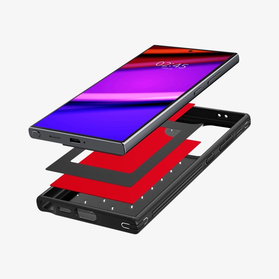 Spigen Galaxy S24 Ultra Kılıf Cryo Armor Cryo Red
