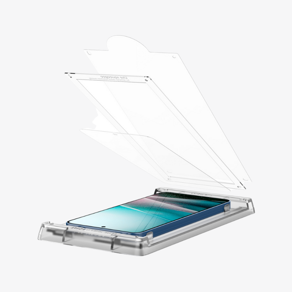 Spigen Galaxy S25 Ekran Koruyucu Film Kolay Kurulum EliteShield EZ Fit HD - AFL09091