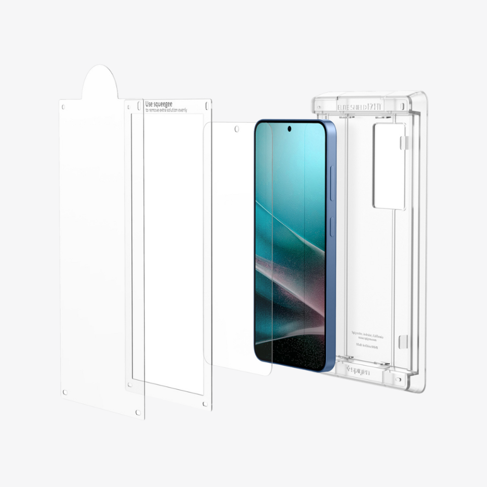 Spigen Galaxy S25 Ekran Koruyucu Film Kolay Kurulum EliteShield EZ Fit HD - AFL09091