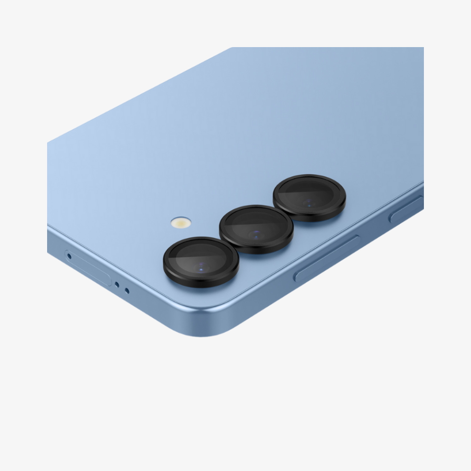 Spigen Galaxy S25 Kamera Lens Camı Koruyucu Glas.tR EZ Fit Optik Pro (2 Adet) Black - AGL09092