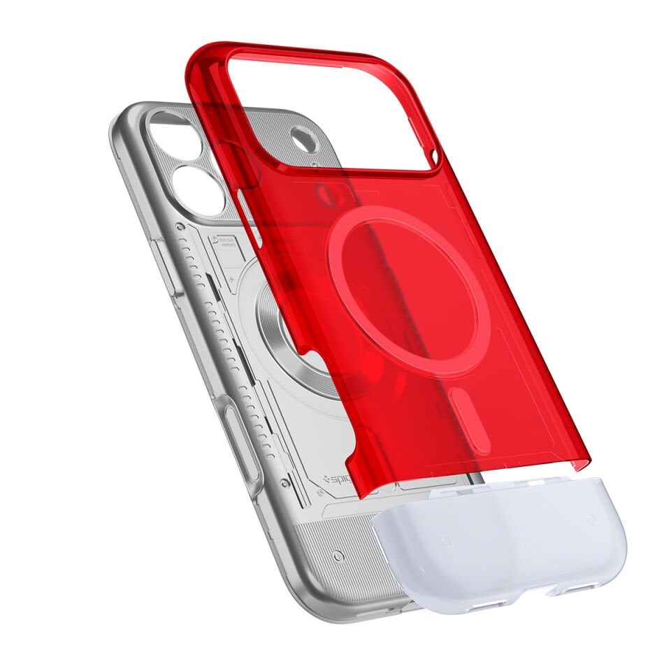 Spigen iPhone 17 Pro MagSafe Kılıf Classic C1 Hava Kanalı Teknolojisi™ Askeri Sınıf Koruma MagFit iMac Tasarım Kapak Ruby