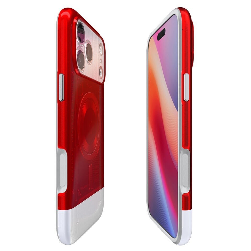 Spigen iPhone 17 Pro MagSafe Kılıf Classic C1 Hava Kanalı Teknolojisi™ Askeri Sınıf Koruma MagFit iMac Tasarım Kapak Ruby