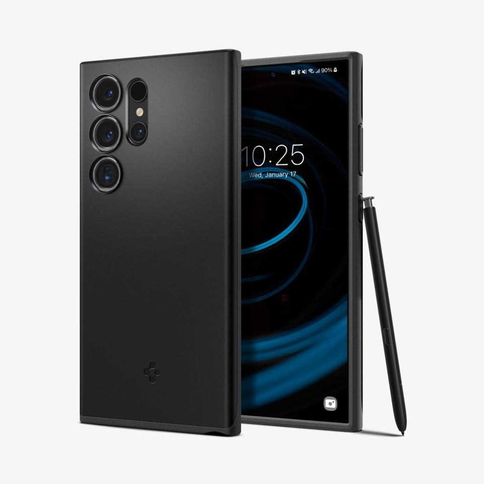 Galaxy S24 Ultra Kılıf, Spigen Thin Fit Black