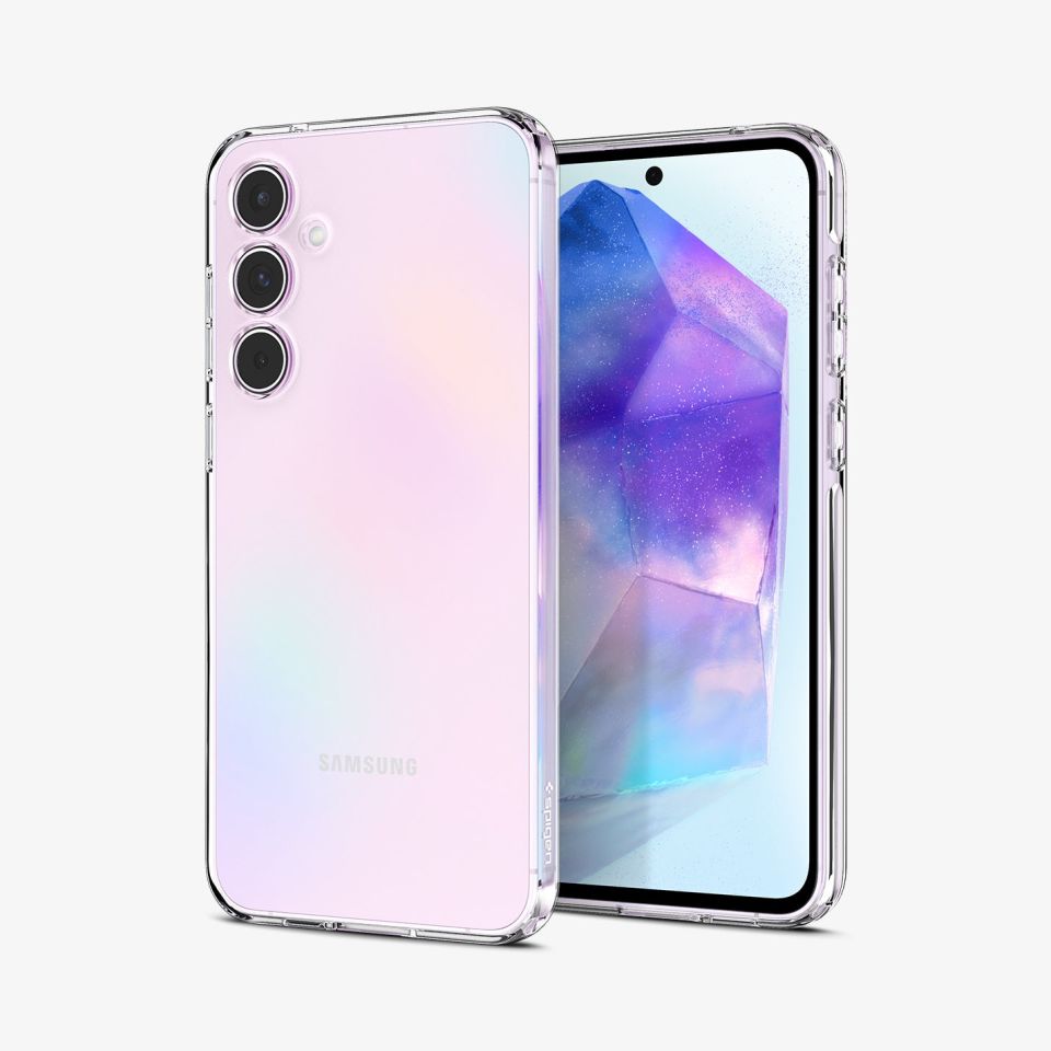 Spigen Galaxy A55 Kılıf Liquid Crystal 4 Tarafı Tam Koruma