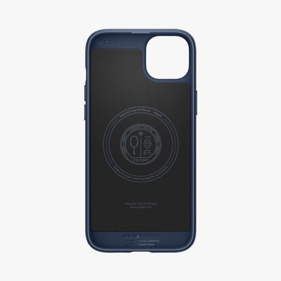 iPhone 15 Plus Kılıf, Spigen Mag Armor MagFit (MagSafe Uyumlu) Navy Blue