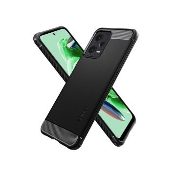 POCO X5 5G / Redmi Note 12 5G Kılıf, Spigen Rugged Armor