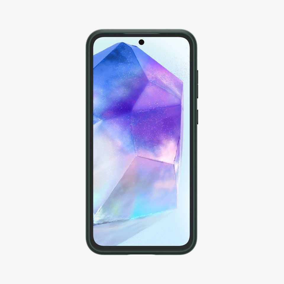 Spigen Galaxy A55 Kılıf Optik Armor Abyss Green