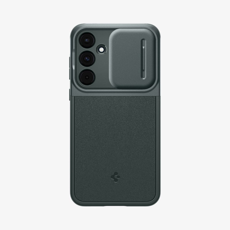Spigen Galaxy A55 Kılıf Optik Armor Abyss Green