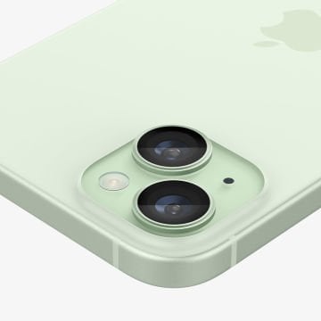 iPhone 15/15 Plus Kamera Lens Koruyucu (2 adet) Green