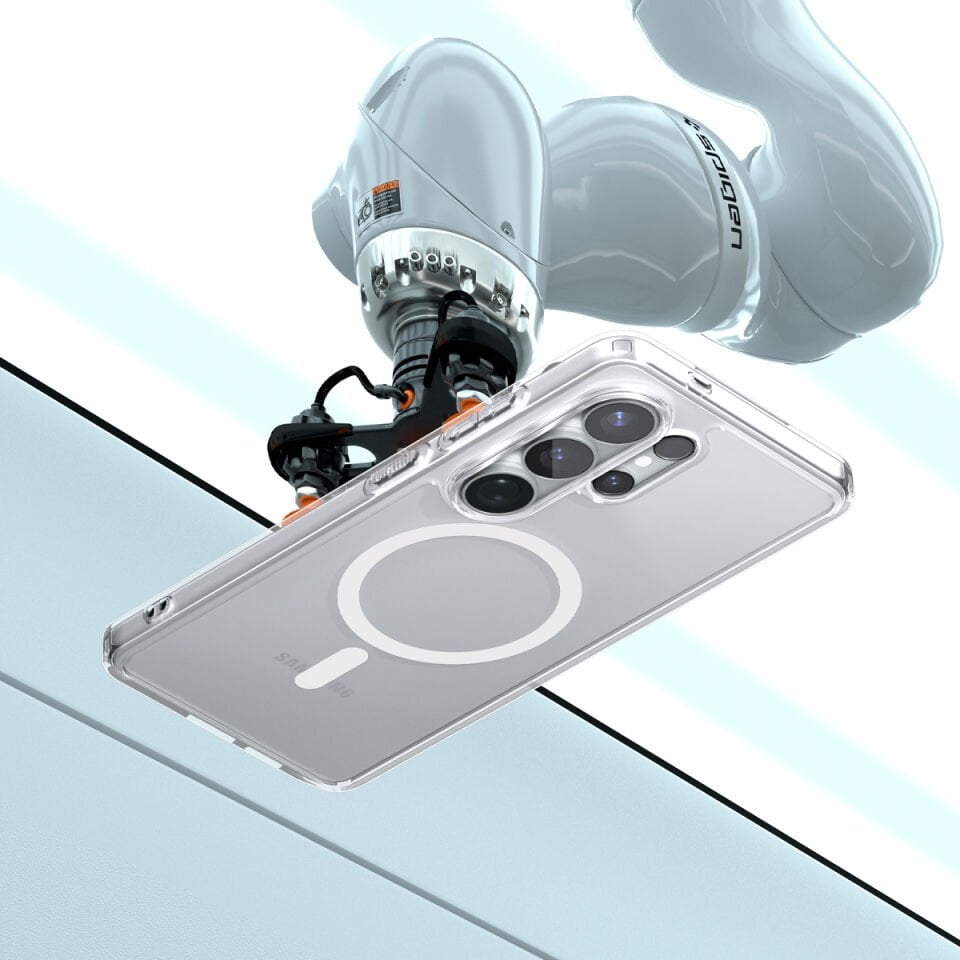 Spigen Samsung Galaxy S26 Ultra ile Uyumlu ince Kılıf Ultra Hybrid Sararmaya Dayanıklı DuraClear™ Hava Kanalı Teknolojisi™ Askeri Sınıf Koruma MagFit Şeffaf Kapak Clear White