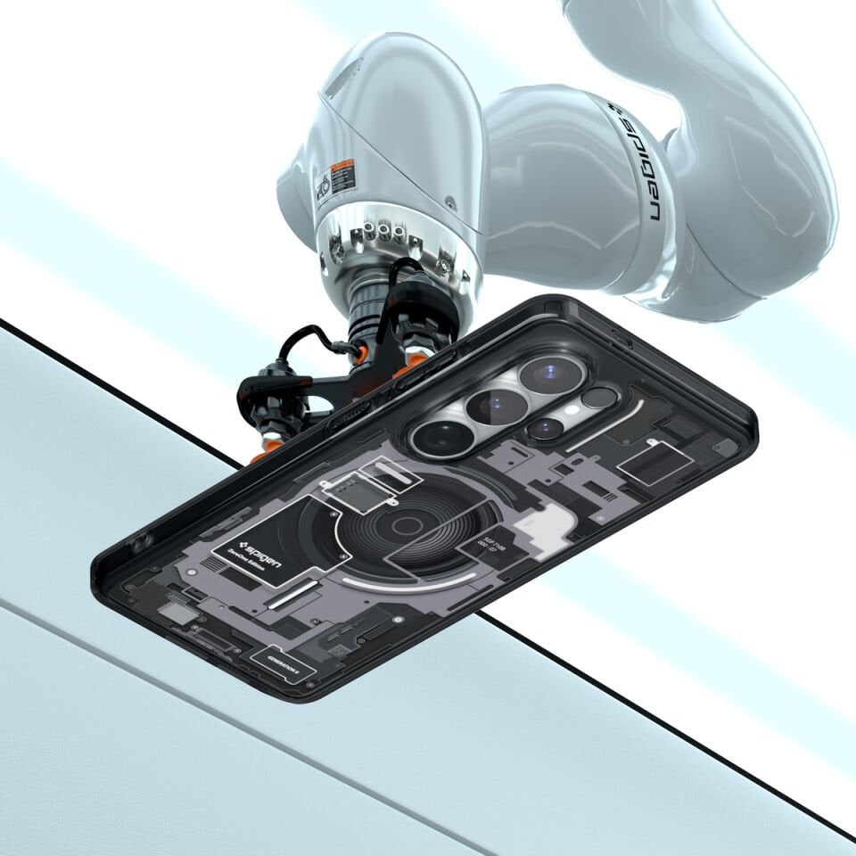 Spigen Samsung Galaxy S26 Ultra ile Uyumlu ince Kılıf Ultra Hybrid Sararmaya Dayanıklı DuraClear™ Hava Kanalı Teknolojisi™ Askeri Sınıf Koruma MagFit Şeffaf Kapak Zero One Black