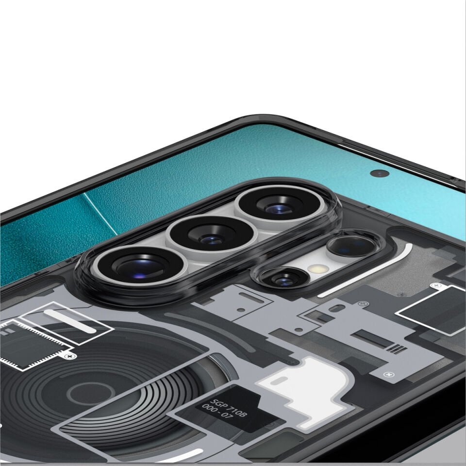 Spigen Samsung Galaxy S26 Ultra ile Uyumlu ince Kılıf Ultra Hybrid Sararmaya Dayanıklı DuraClear™ Hava Kanalı Teknolojisi™ Askeri Sınıf Koruma MagFit Şeffaf Kapak Zero One Black