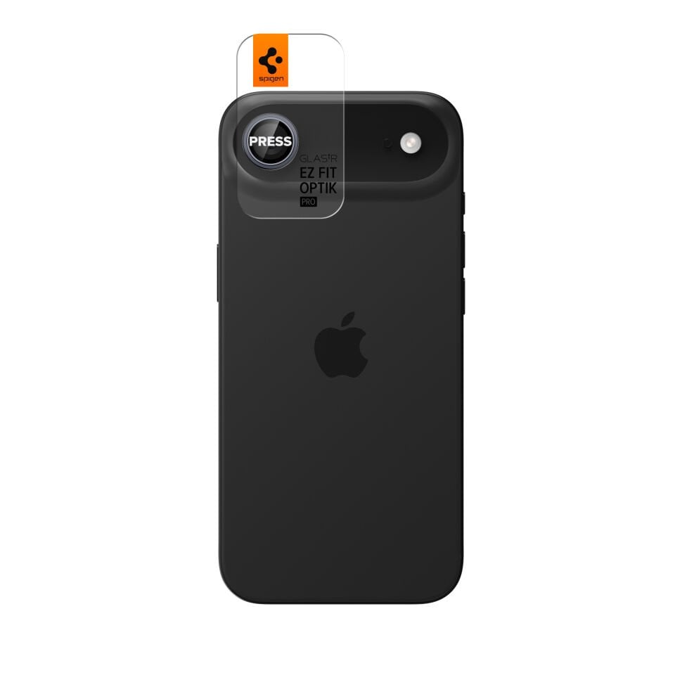 Spigen iPhone Air Kamera Lens Camı Koruyucu Kolay Kurulum GLAS.tR EZ Fit Optik Pro (2 Adet) Gray