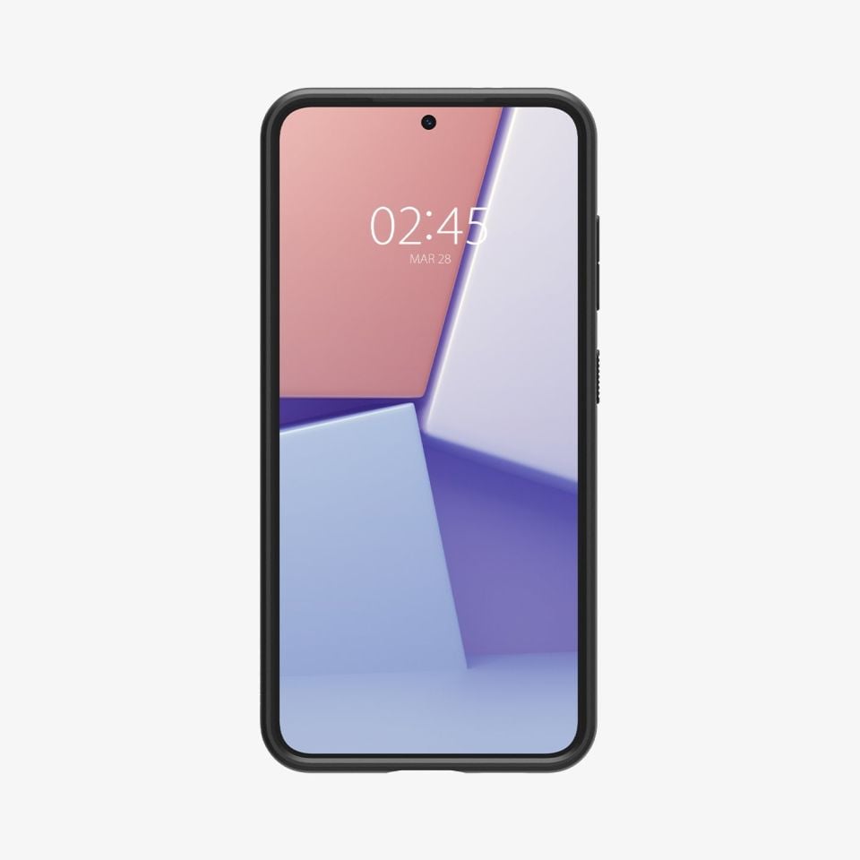 Spigen Galaxy S24 Kılıf Liquid Slot Matte Black