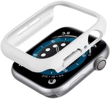 Spigen Apple Watch 40mm Seri 6/5/4/SE3/SE2/SE ile Uyumlu Kılıf Thin Fit White