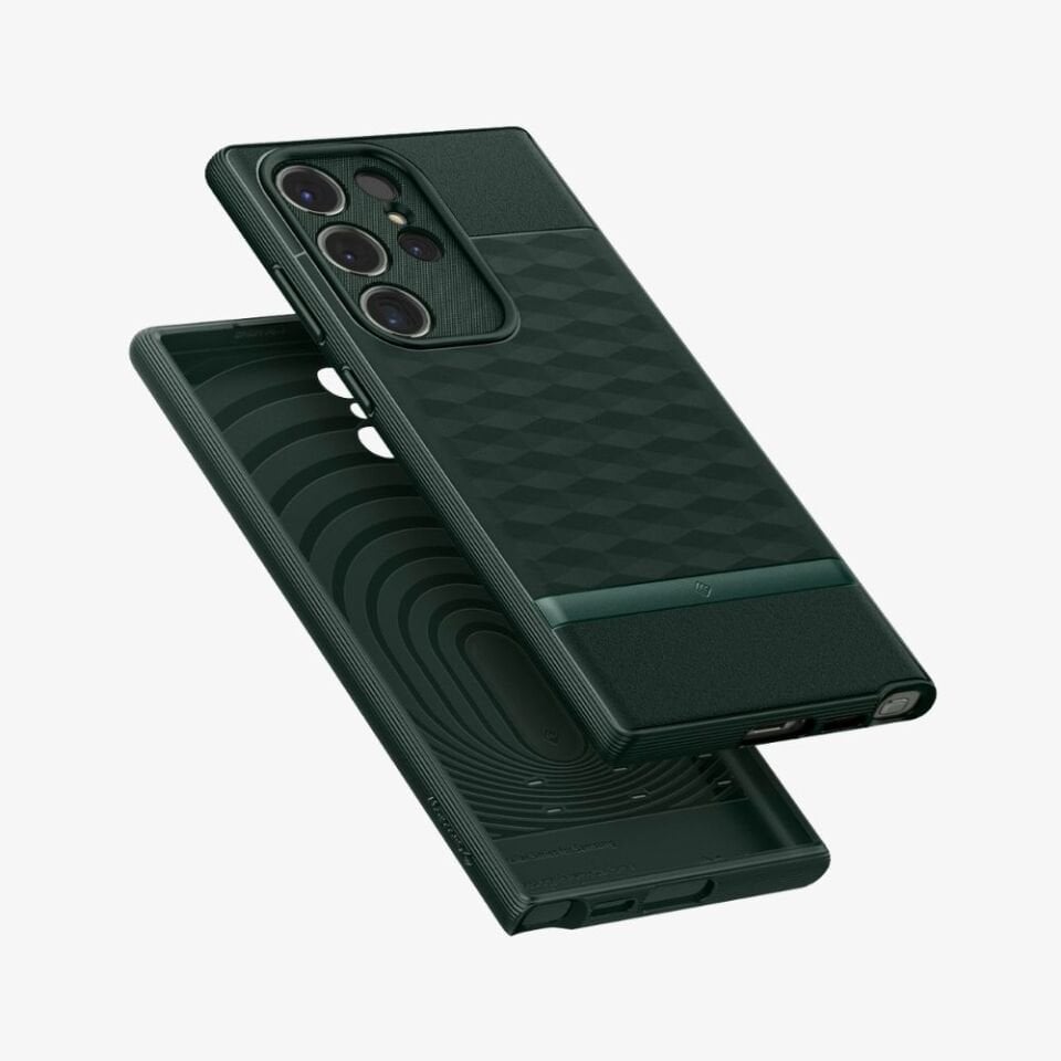 Spigen Caseology Galaxy S23 Ultra Kılıf Parallax Midnight Green