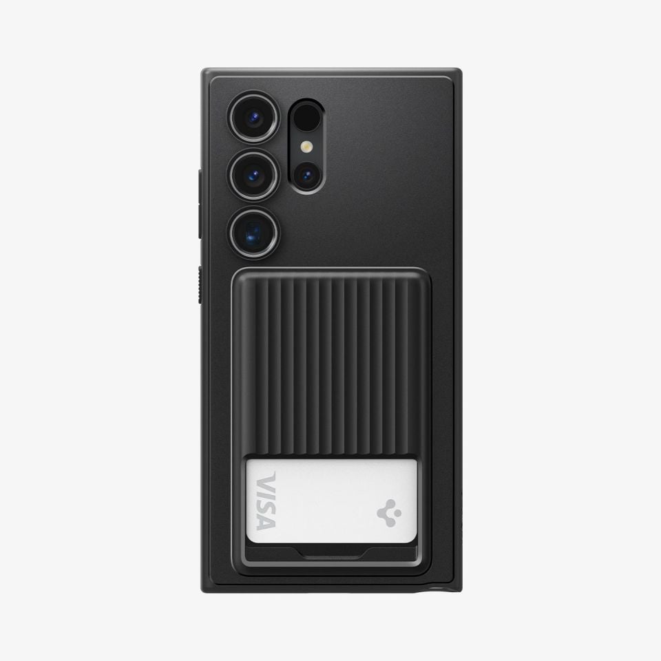 Galaxy S24 Ultra Kılıf, Spigen Liquid Slot Matte Black