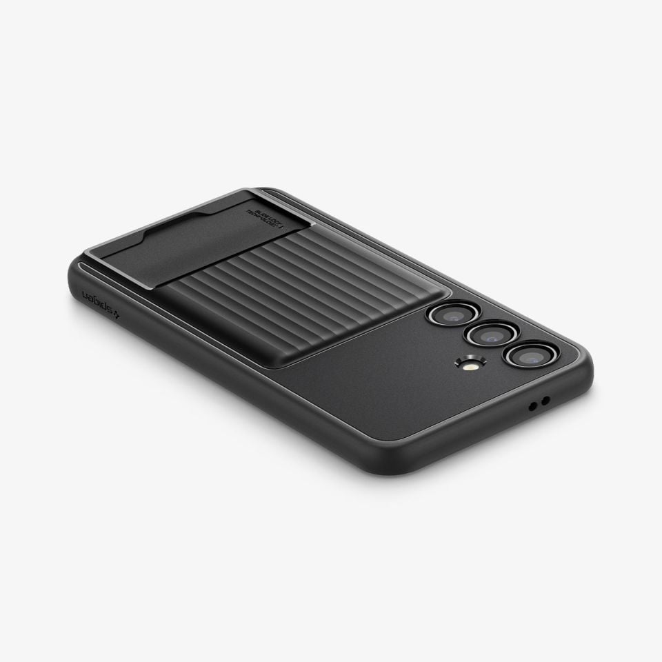 Galaxy S24 Plus Kılıf, Spigen Liquid Slot Matte Black