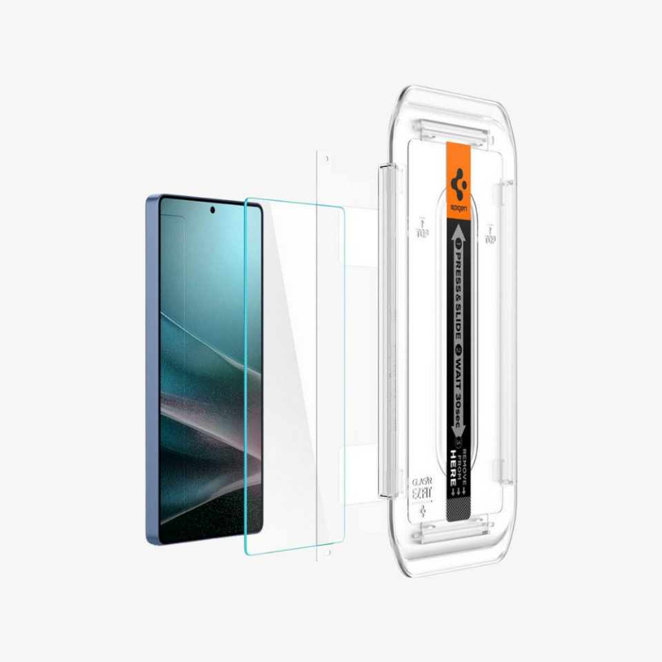 Spigen Galaxy S25 Ultra Cam Ekran Koruyucu Kolay Kurulum Glas.tR EZ Fit HD (2 Adet) - AGL09082