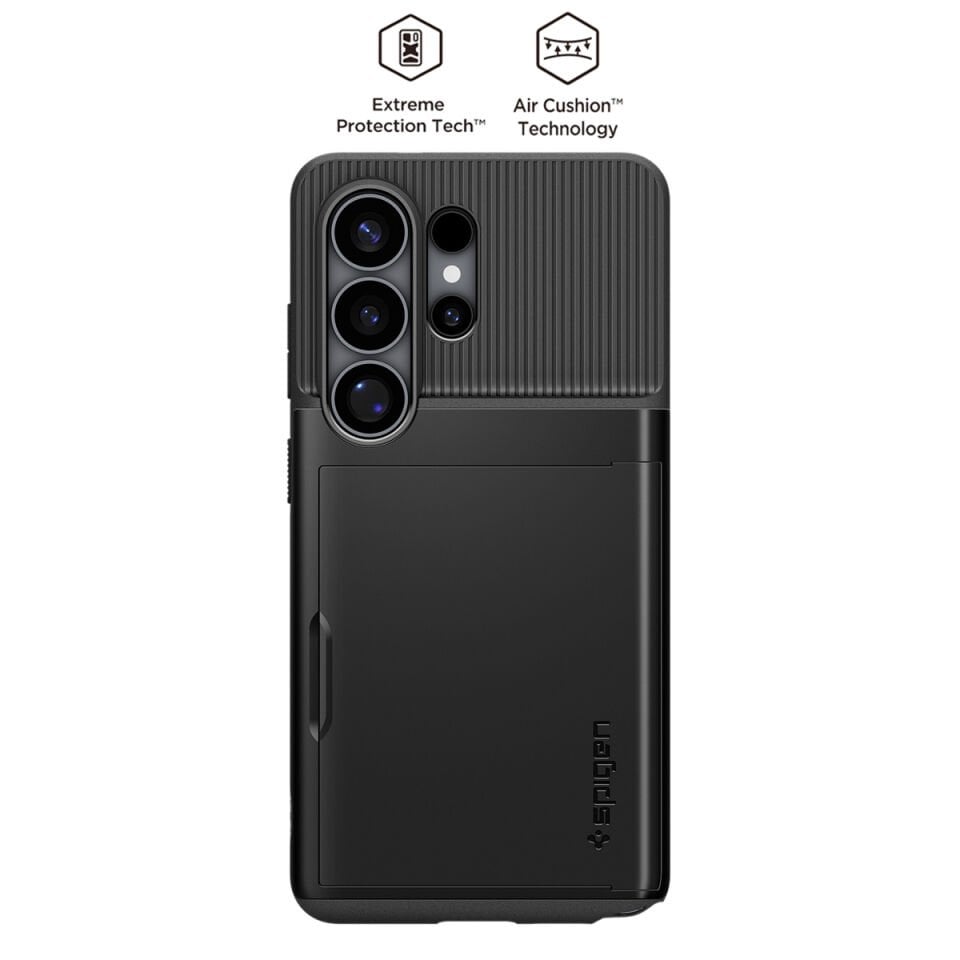 Spigen Samsung Galaxy S26 Ultra ile Uyumlu Darbelere Ekstra Dayanıklı Kılıf Slim Armor CS Hava Kanalı Teknolojisi™ Askeri Sınıf Koruma Dahili Kartlık Cüzdanlı Kapak