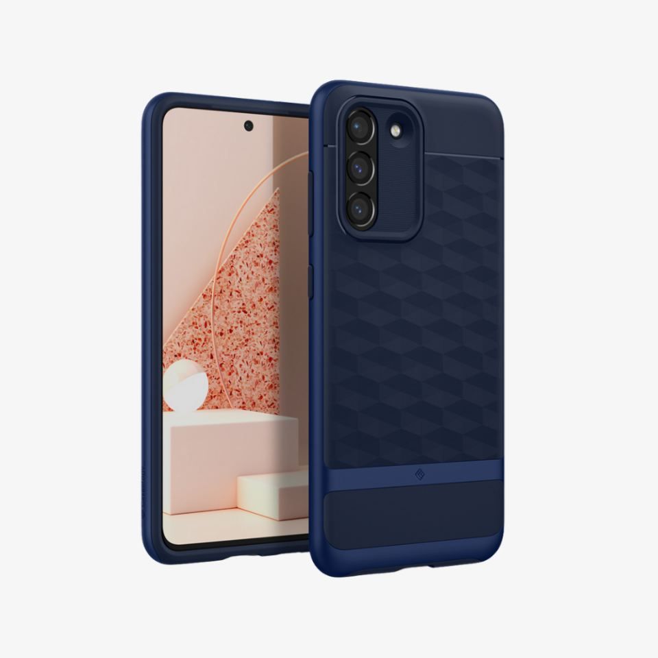 Spigen Caseology Galaxy S21 FE Kılıf Parallax Midnight Blue