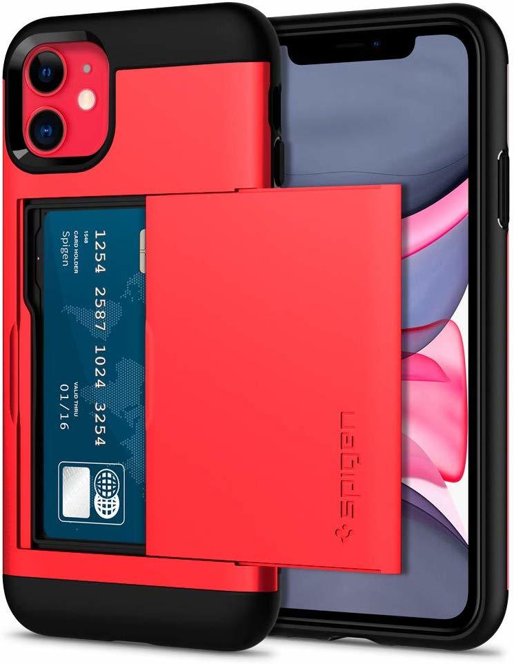 iPhone 11 Kılıf, Spigen Slim Armor CS Red