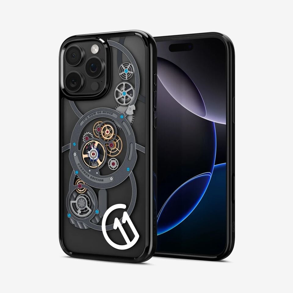 Spigen iPhone 16 Pro Kılıf Ultra Hybrid T (Kamera Buton Korumalı) MagFit MagSafe özellikli c11 Chronos