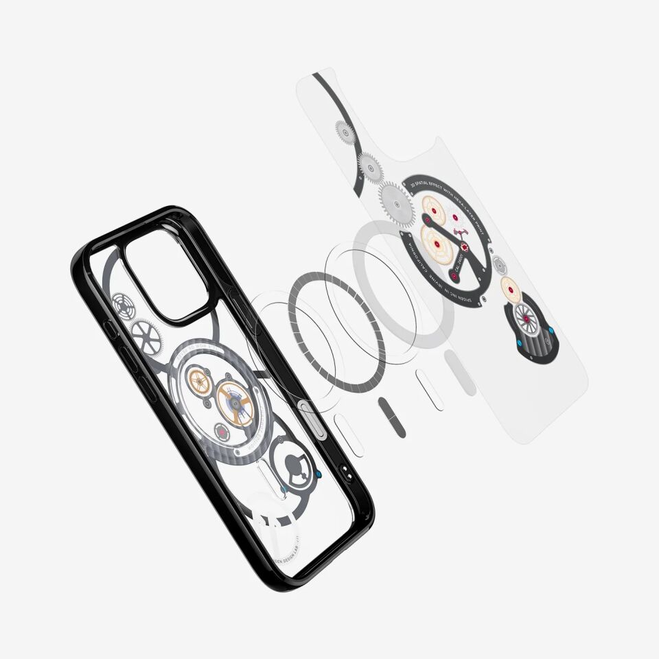 Spigen iPhone 16 Pro Kılıf Ultra Hybrid T (Kamera Buton Korumalı) MagFit MagSafe özellikli c11 Chronos