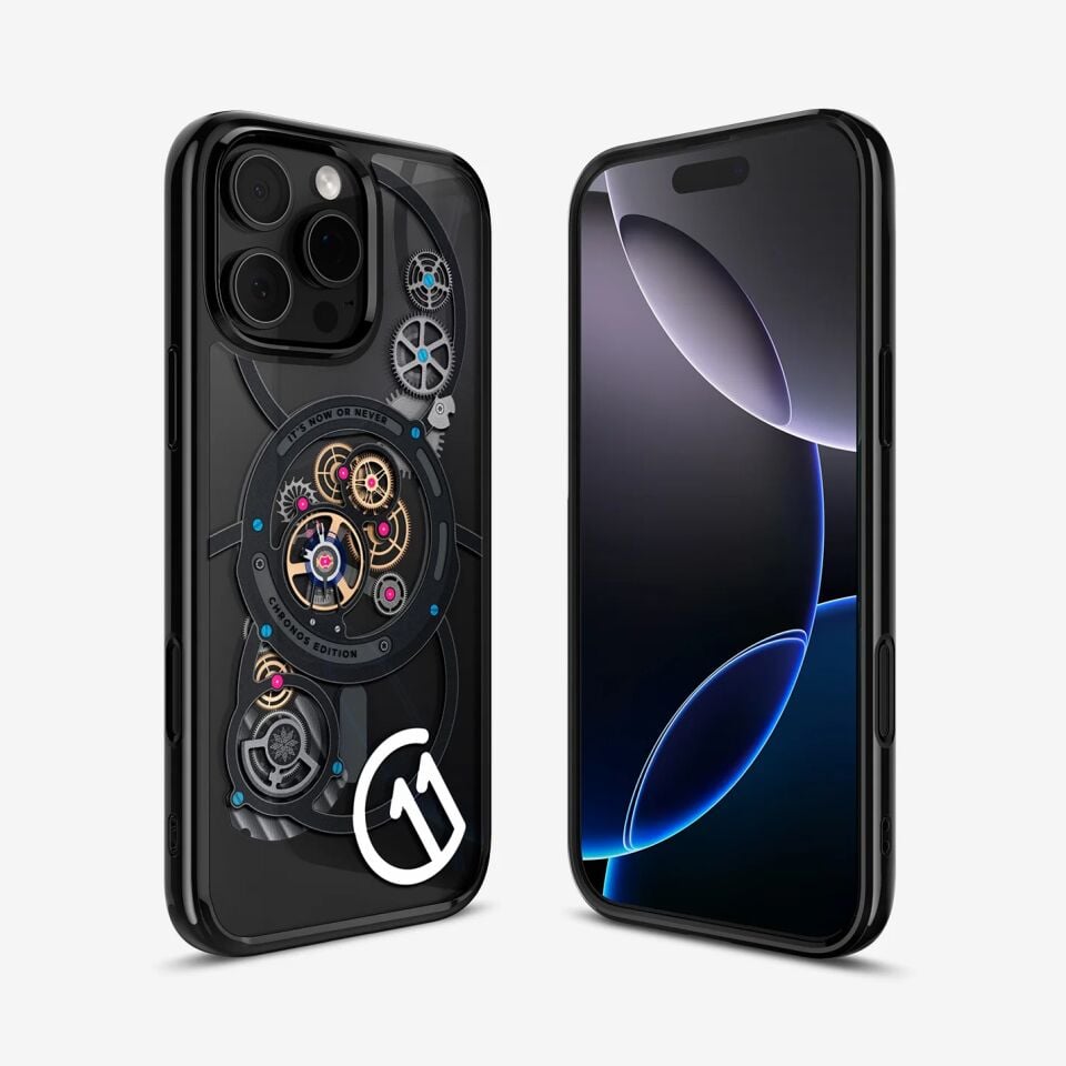 Spigen iPhone 16 Pro Kılıf Ultra Hybrid T (Kamera Buton Korumalı) MagFit MagSafe özellikli c11 Chronos