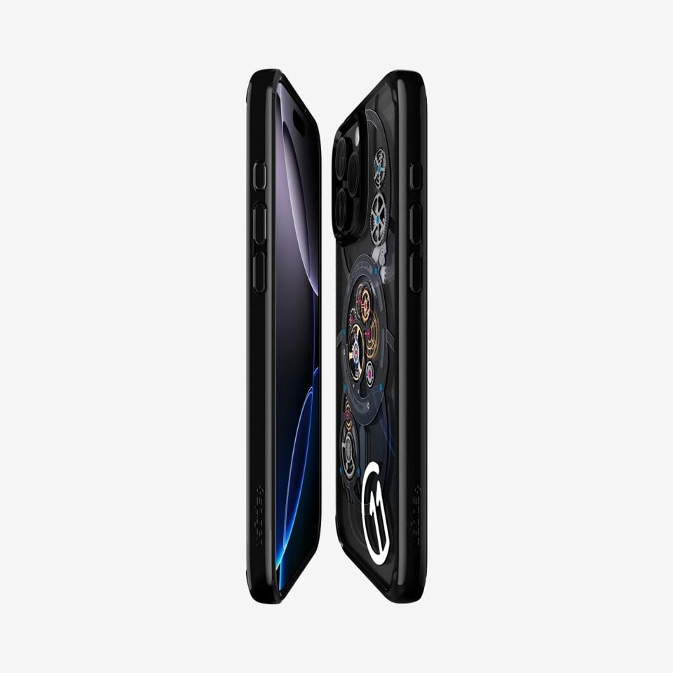 Spigen iPhone 16 Pro Kılıf Ultra Hybrid T (Kamera Buton Korumalı) MagFit MagSafe özellikli c11 Chronos