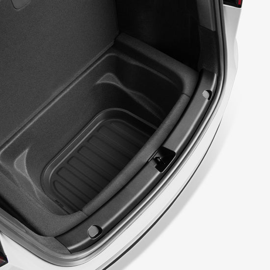 Spigen Tesla Model Y 2022-2021 Onder de Stoel Opvergdoos Organizer, Onder Seat Waterafwasbare Materialen, Verborgen Box Opvergvak Extra Opbergruimte, Ontworpen voor Model Y Accessoires - Carbon Editie