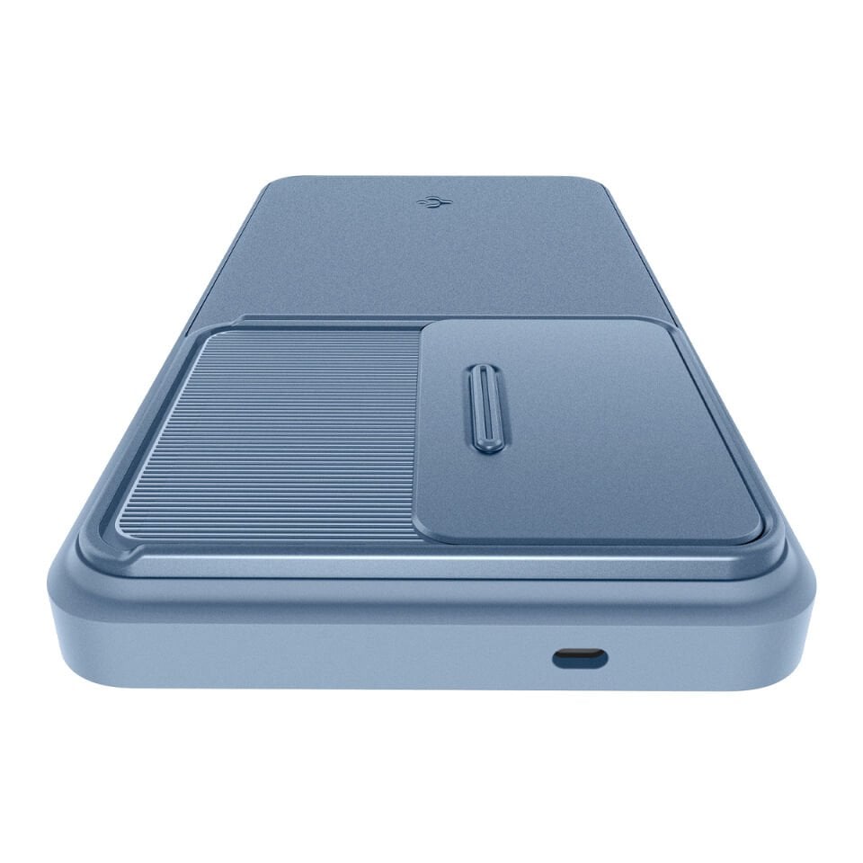 Spigen Samsung Galaxy S26 Ultra ile Uyumlu Kamera Korumalı Kılıf Optik Armor Hava Kanalı Teknolojisi™ Askeri Sınıf Koruma Dokulu Yüzey Kapak Light Blue