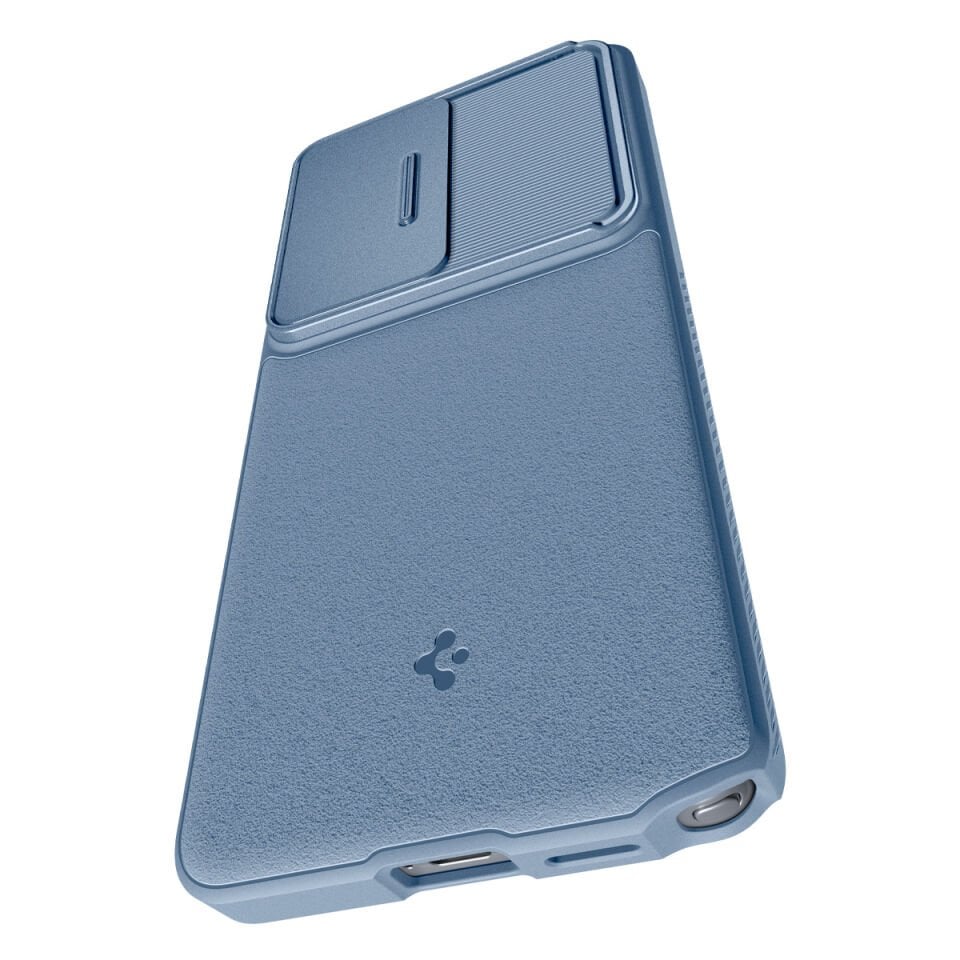 Spigen Samsung Galaxy S26 Ultra ile Uyumlu Kamera Korumalı Kılıf Optik Armor Hava Kanalı Teknolojisi™ Askeri Sınıf Koruma Dokulu Yüzey Kapak Light Blue