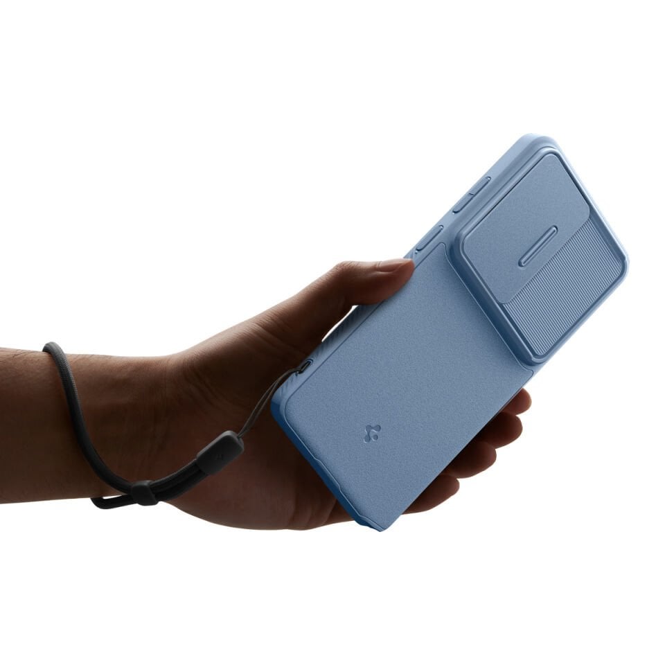 Spigen Samsung Galaxy S26 Ultra ile Uyumlu Kamera Korumalı Kılıf Optik Armor Hava Kanalı Teknolojisi™ Askeri Sınıf Koruma Dokulu Yüzey Kapak Light Blue
