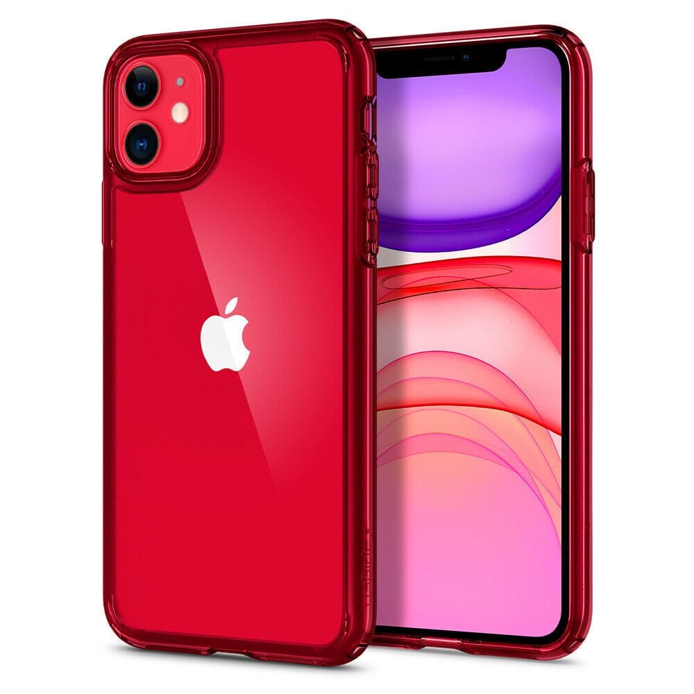 iPhone 11 Kılıf, Spigen Ultra Hybrid Red