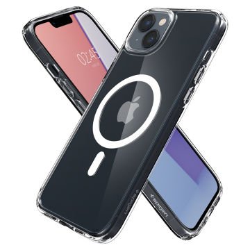 iPhone 14 / iPhone 13 Kılıf, Spigen Crystal Hybrid Magfit (Magsafe Uyumlu)
