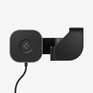 Spigen MagFit Tesla Ekranı Araç içi Telefon Tutucu + Manyetik Kablosuz Şarj Cihazı iPhone için MagSafe özellikli OneTap Pro ITT90W