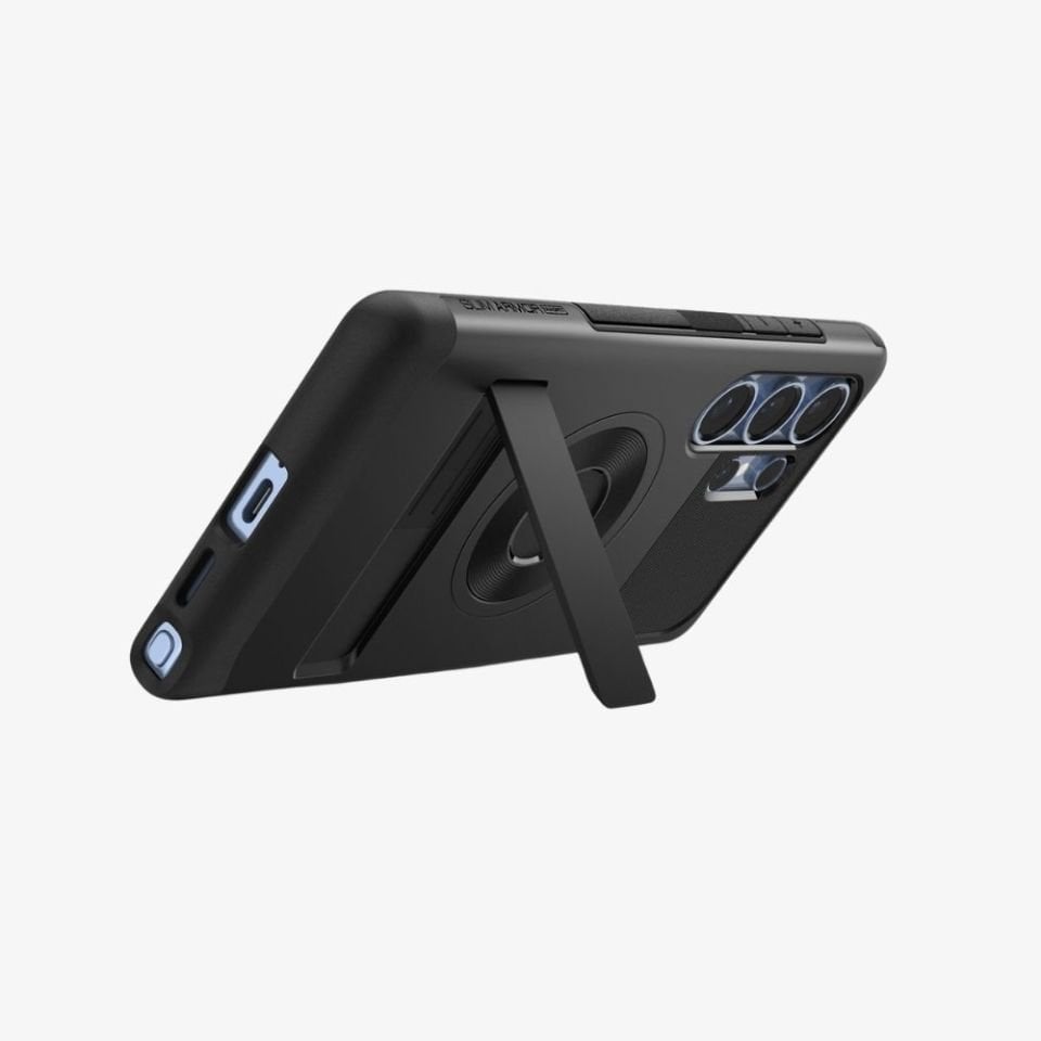 Spigen Galaxy S25 Ultra Kılıf Slim Armor MagFit özellikli Kickstand