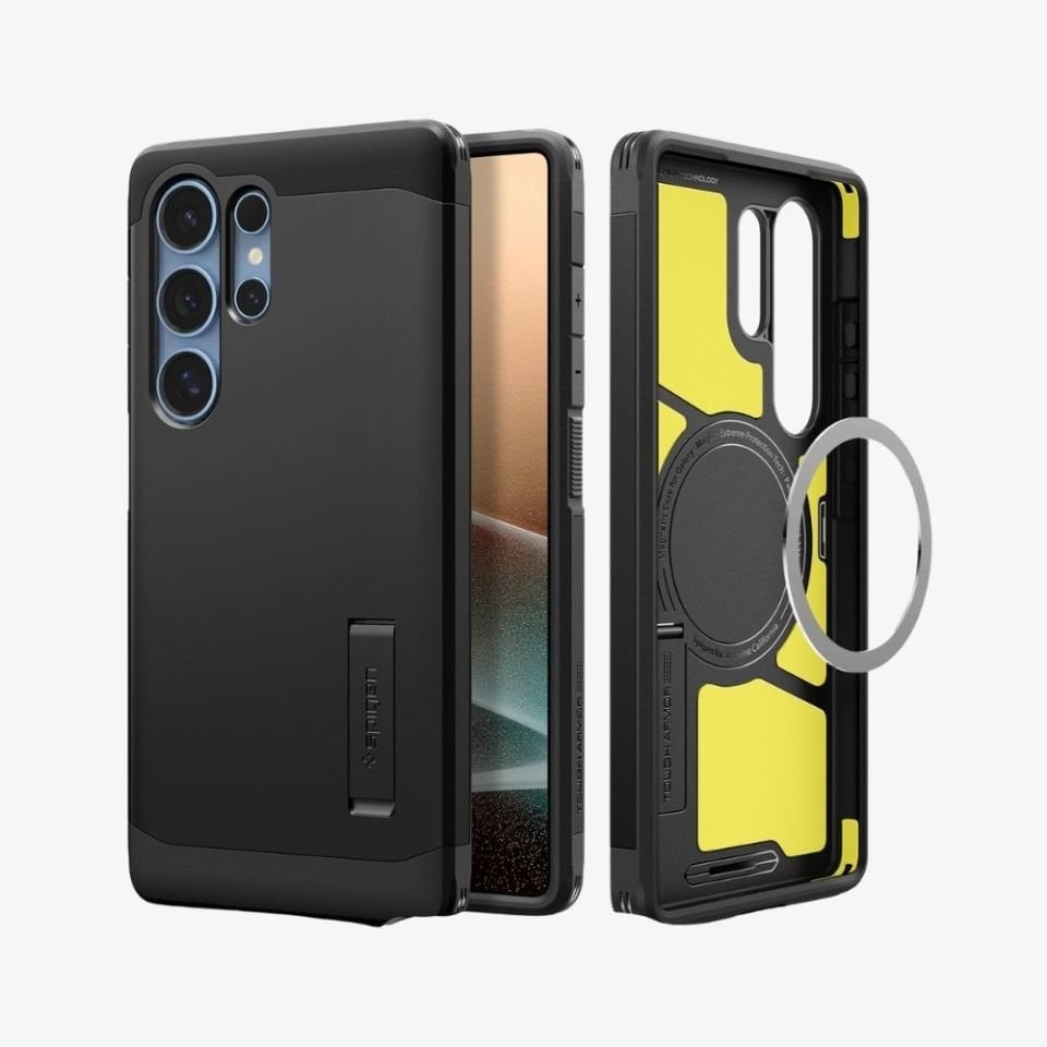 Spigen Galaxy S25 Ultra Kılıf Tough Armor AI MagFit Özellikli