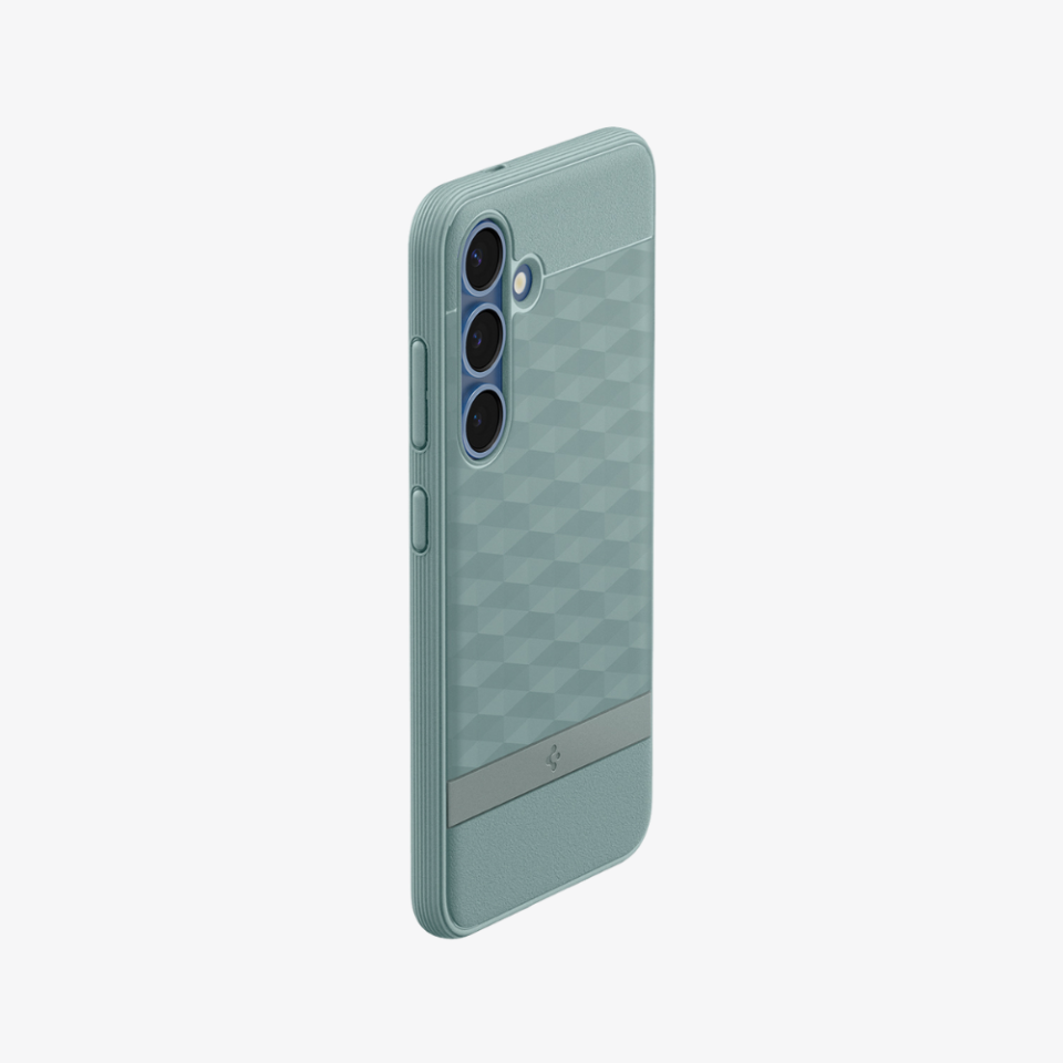Spigen Caseology Galaxy S25 Kılıf Parallax Mag Özellikli Sage Green