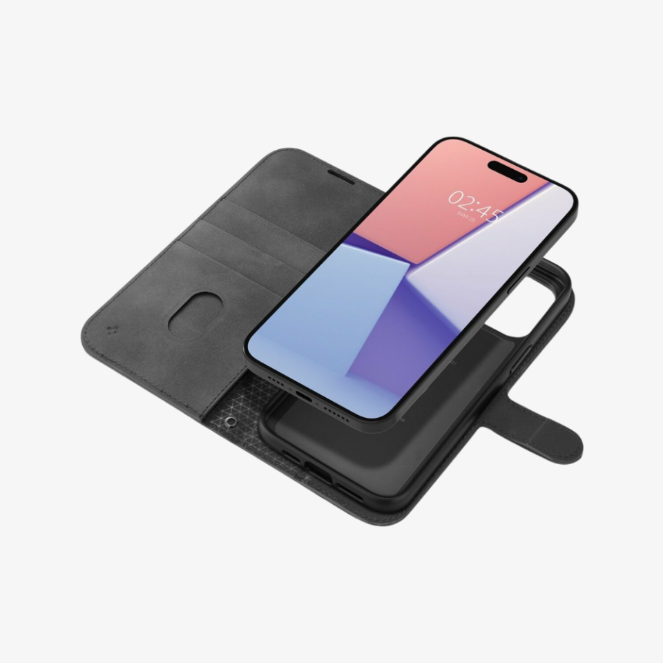 iPhone 15 Pro Max Kılıf, Spigen Wallet S Pro Black