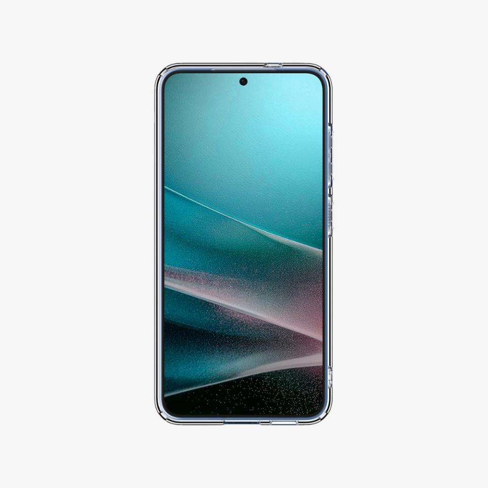 Spigen Galaxy S25 Kılıf Liquid Crystal 4 Tarafı Tam Koruma Crystal Clear