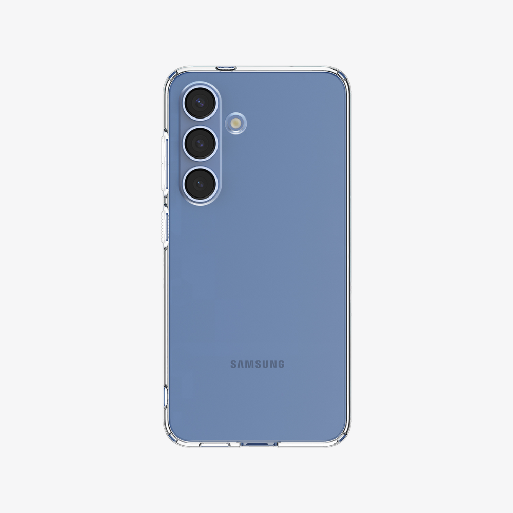 Spigen Galaxy S25 Kılıf Liquid Crystal 4 Tarafı Tam Koruma Crystal Clear