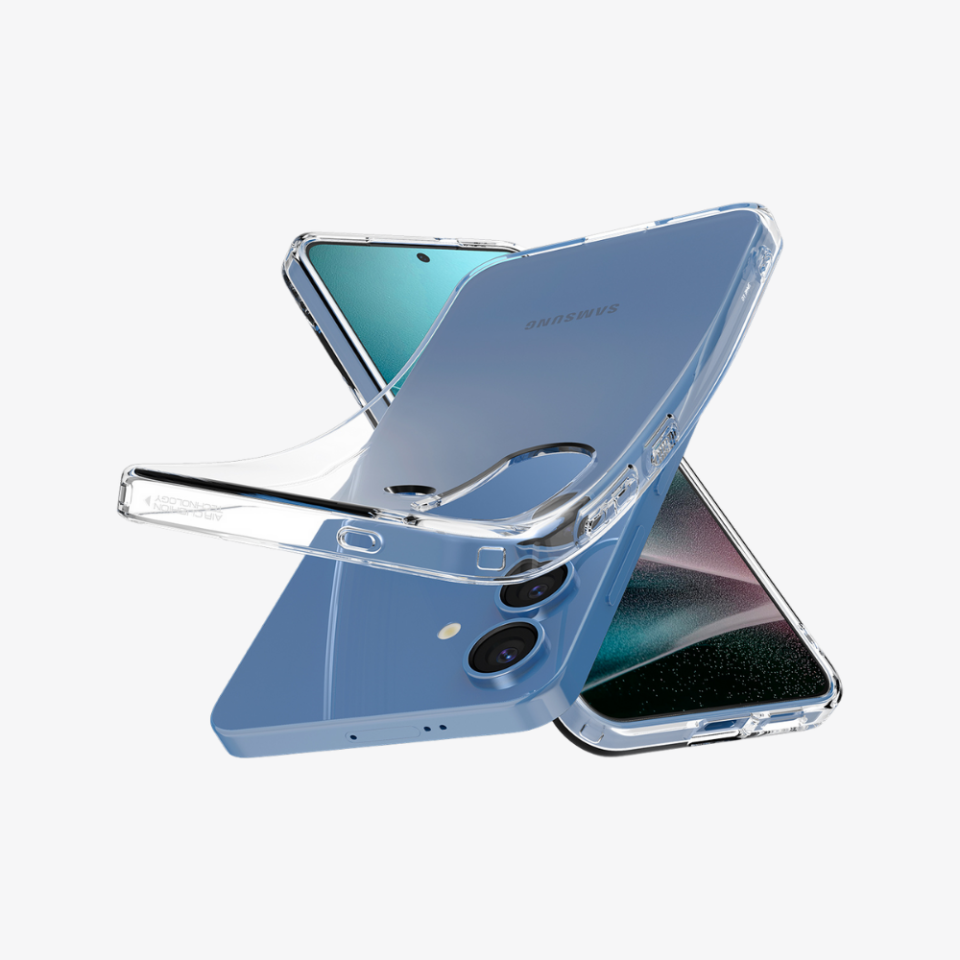 Spigen Galaxy S25 Kılıf Liquid Crystal 4 Tarafı Tam Koruma Crystal Clear