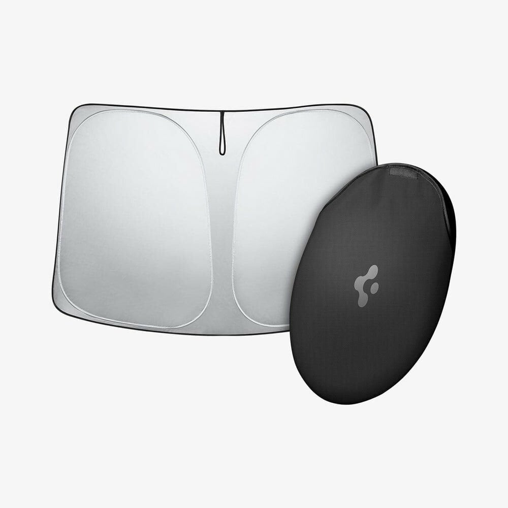 Spigen Tesla Model Y & Model 3 Cryo Shade Katlanır Ön Cam Güneşlik UV Protection Black