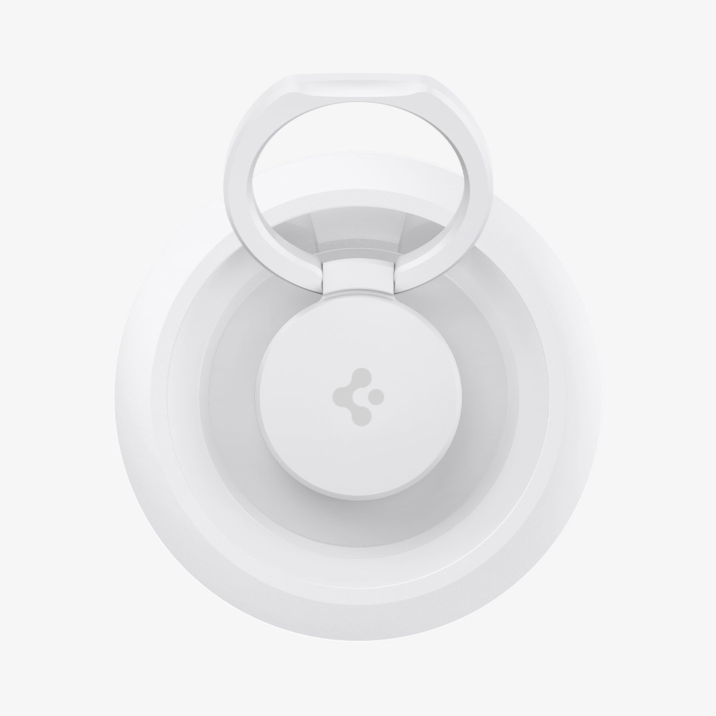 Spigen MagFit O-Mag Ring Manyetik Telefon Tutucu MagSafe iPhone 15 / iPhone 14 / iPhone 13 / iPhone 12 serisi ile Uyumlu White